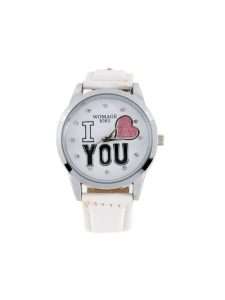 enska ura I love you bela-600x800