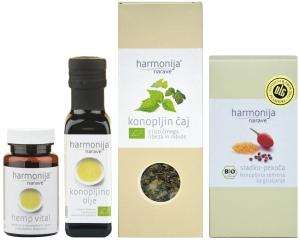 Bio darilni konopljin paket