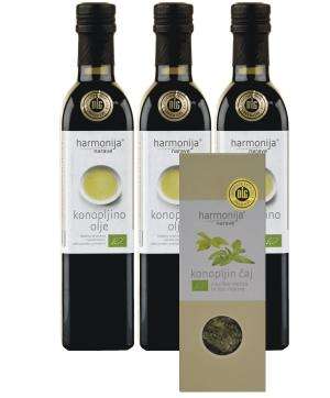 paket konoplinega olja