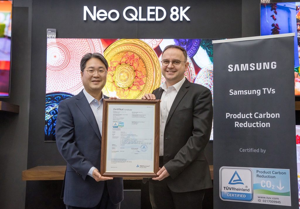 Samsung_Product Carbon Reduction’ Certification Large