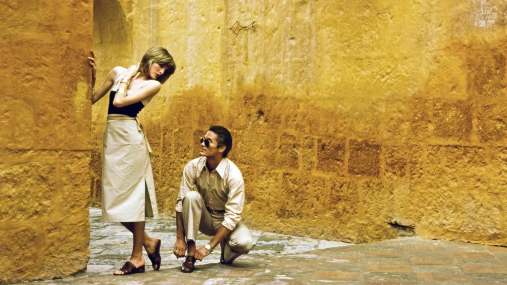 Ameriška igralka Rene Russo v Arequipi. Francesco Scavullo, 1976.