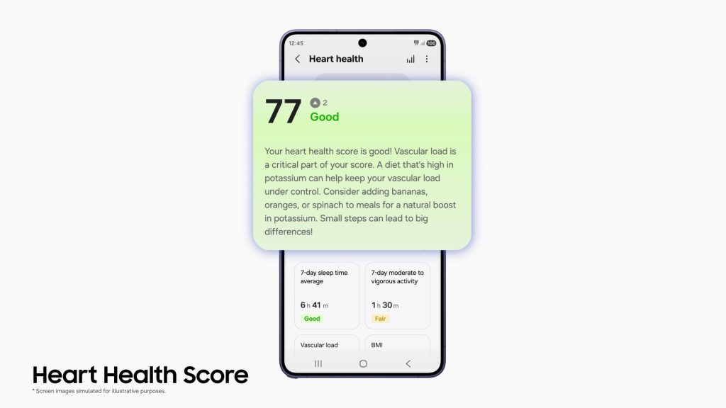 Samsung HeartHealthScore