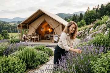 Herbal glamping: odkrijte čarobnost povezave z naravo v Sloveniji – herbal glamping