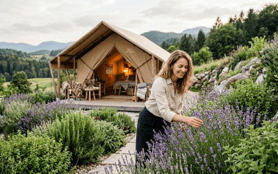 Herbal glamping: odkrijte čarobnost povezave z naravo v Sloveniji – herbal glamping