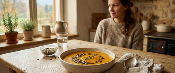 Kremna bučna juha iz pečene buče: jesenski recept, ki bo pogrel dušo – recept bučna juha